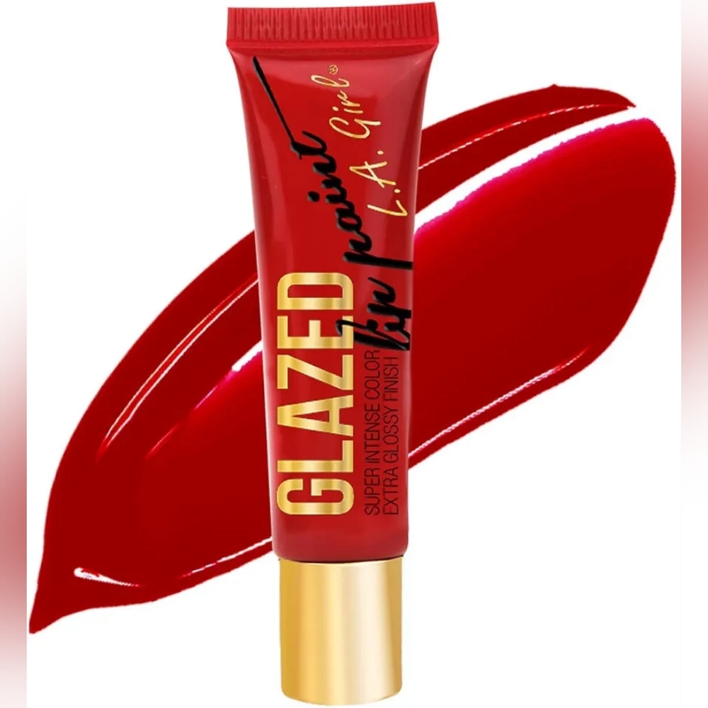 3 x LA Girl Glazed Lip Paint, Pin-up